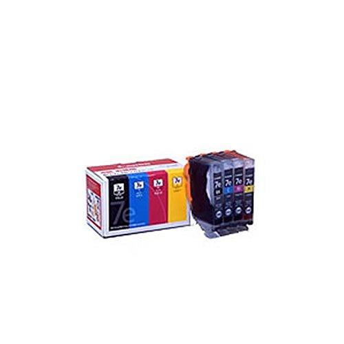 Canon Genuine Ink Cartridge BCI-7e (BK/C/M/Y) 4-Color Multi-Pack BCI-7E/4MP