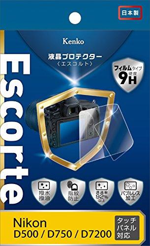 Kenko LCD Protective Film LCD Protector Escorte for Nikon D500/D750 Hardness 9H Water-repellent/Oil-repellent Coating Bubble-Free Processing KLPE-ND500