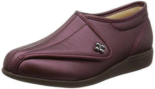 [Kaiho Shugi] Care Shoes Lightweight Fall Prevention Rehabilitation Wide 3E KHS L011 Women's Wine Smooth 25.0 cm 3E