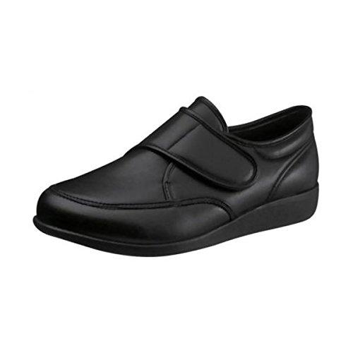 [Kaiho Shugi] Care Shoes Lightweight Wide 4E KHS M021 Men's Black Smooth 24.0 cm 4E