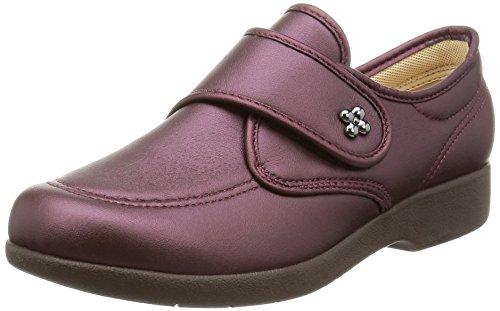 [Kaiho Shugi] Comfort Shoes Velcro Closure Lightweight KHSL118 Women's Wine Smooth 23.5 cm 3E
