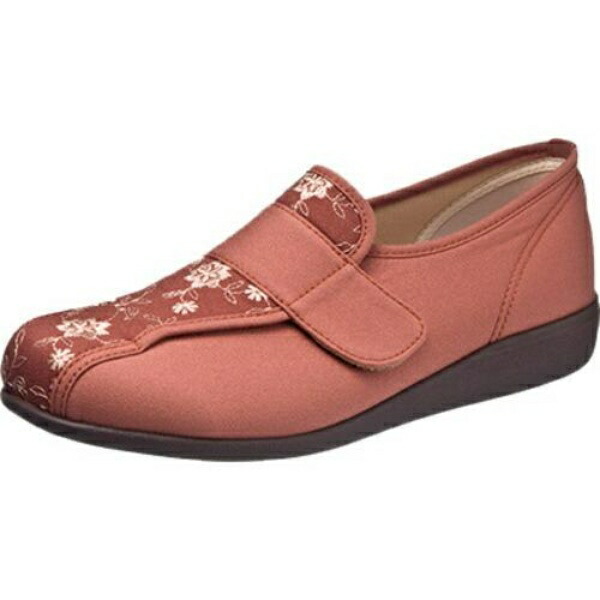 [Kaiho Shugi] Comfort Shoes for Caregivers - Lightweight, Water-Repellent, Made in Japan KHS-052 Women's Brick Combination 24.5 cm 3E