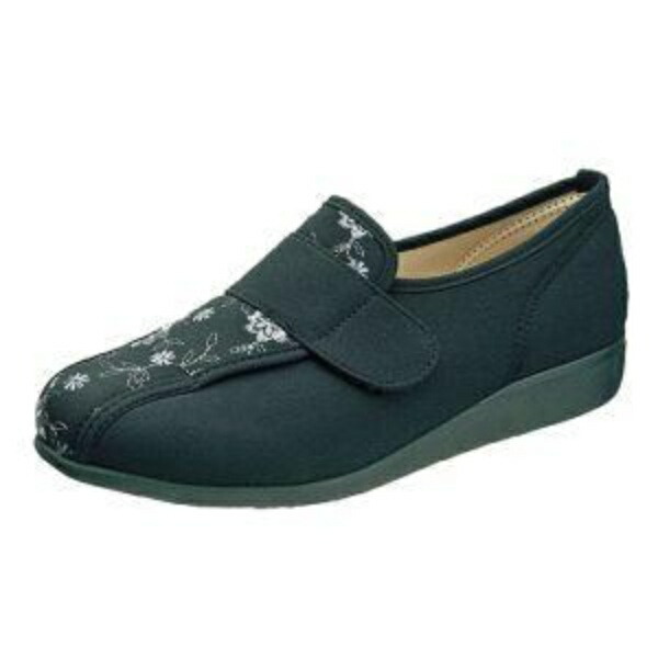 [Kaiho Shugi] Comfort Shoes for Caregivers - Lightweight, Water-Repellent, Made in Japan KHS-052 Women's Black 22.0 cm 3E
