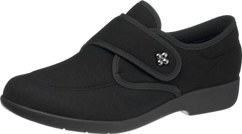 [Kaiho Shugi] Comfort Shoes Velcro Closure Lightweight KHSL118 Women's Black Stretch 22.5 cm 3E