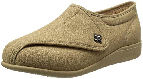 [Kaiho Shugi] Care Shoes Lightweight Fall Prevention Rehabilitation Wide 3E KHS L011 Women's Oak Stretch 23.5 cm 3E