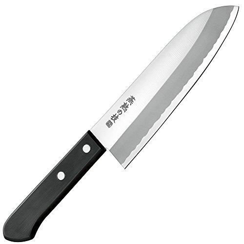 Yokoyama Swallow-Matured Craftsmanship Santoku Knife 165mm Rust-Resistant, Easy-Care Stainless Steel Blade EJH-200