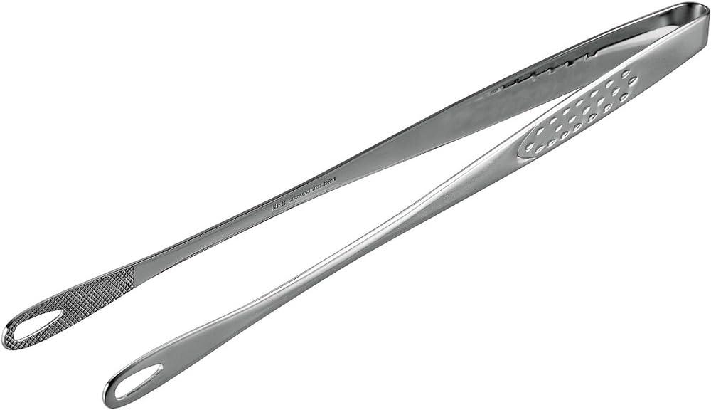 Yokoyama Tsubame-Juku Craftsmanship Stainless Steel Vegetable Chopsticks Tongs 30cm SBT-200