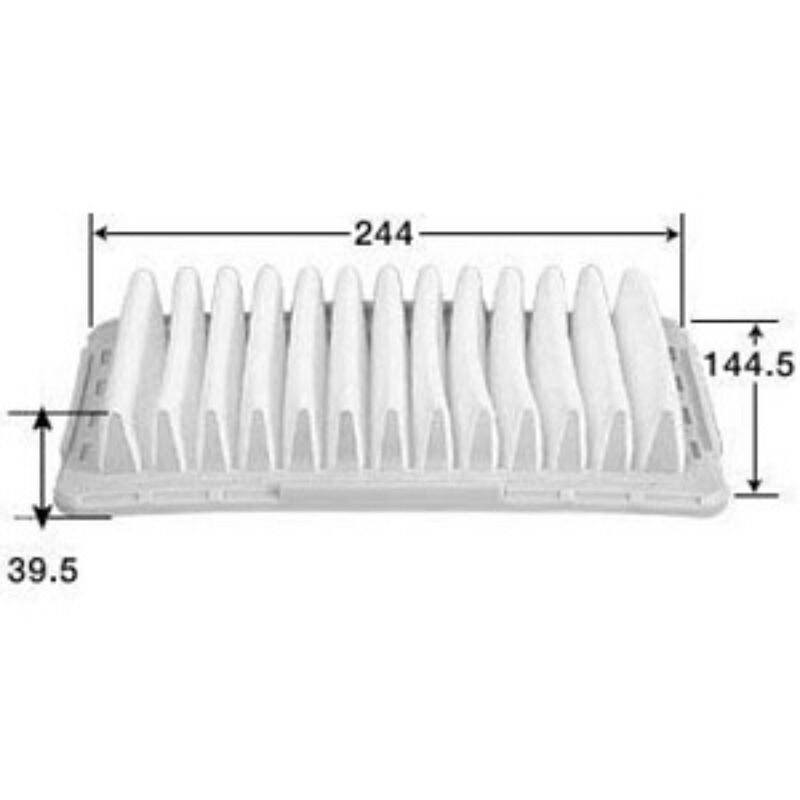 PIAA Air Filter (Air Filter) 1-Pack [For Mitsubishi Vehicles] ek sports・ek wagon_etc. PM76