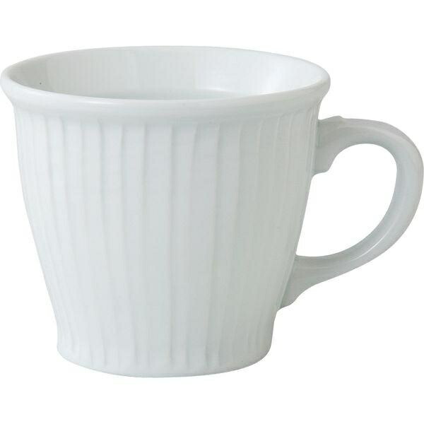 Saikai Pottery White Porcelain Grass Forest Carving Mug 11685