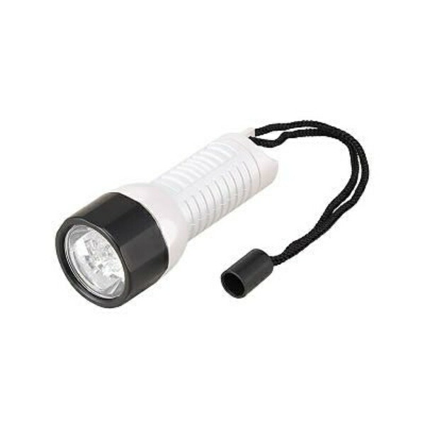 YAZAWA LED Mini Flashlight 6 Bulbs Uses 3 AAA Batteries (Sold Separately) LL37PW YAZAWA