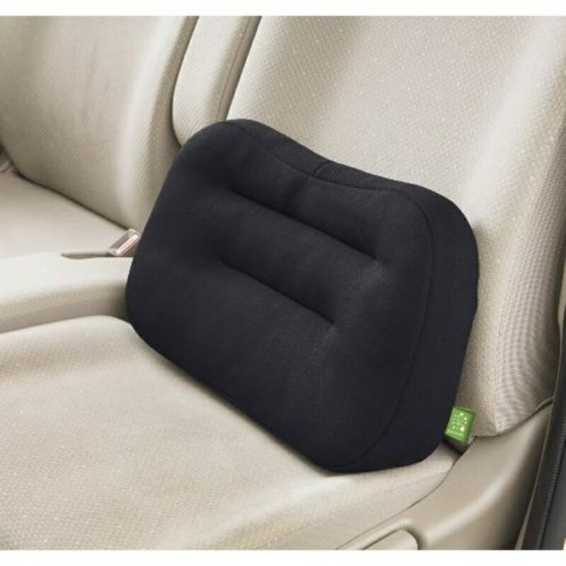 BONFORM Seat Cushion Raku-Sapo Low-Resilience Light/Standard Vehicles Rondo, etc. Cozia M31x45x9cm Black 5601-72BK