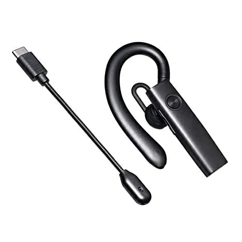Sanwa Supply Bluetooth Headset (with External Microphone) MM-BTMH61BK