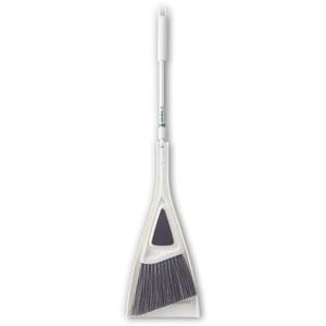 Azuma Industrial Entrance Broom and Dustpan Set, Monochrome Simple Design, Slim Broom & Dustpan sm@rt155