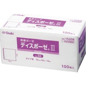OO Osaki Disposable Gauze Pad Dispose III No.50 100-count General Medical Device 15208