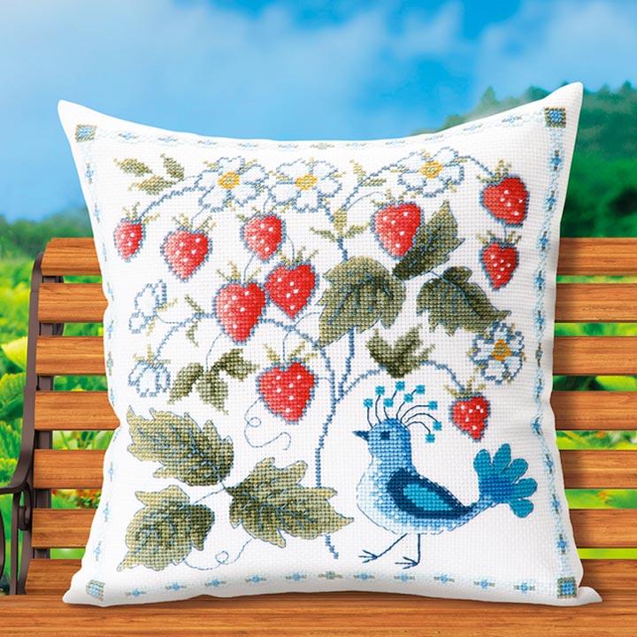 Olimpas Silk Megumi Onoe Embroidery Kit Series A Little Story from the Flowering Garden Wild Strawberries and Birds 6063