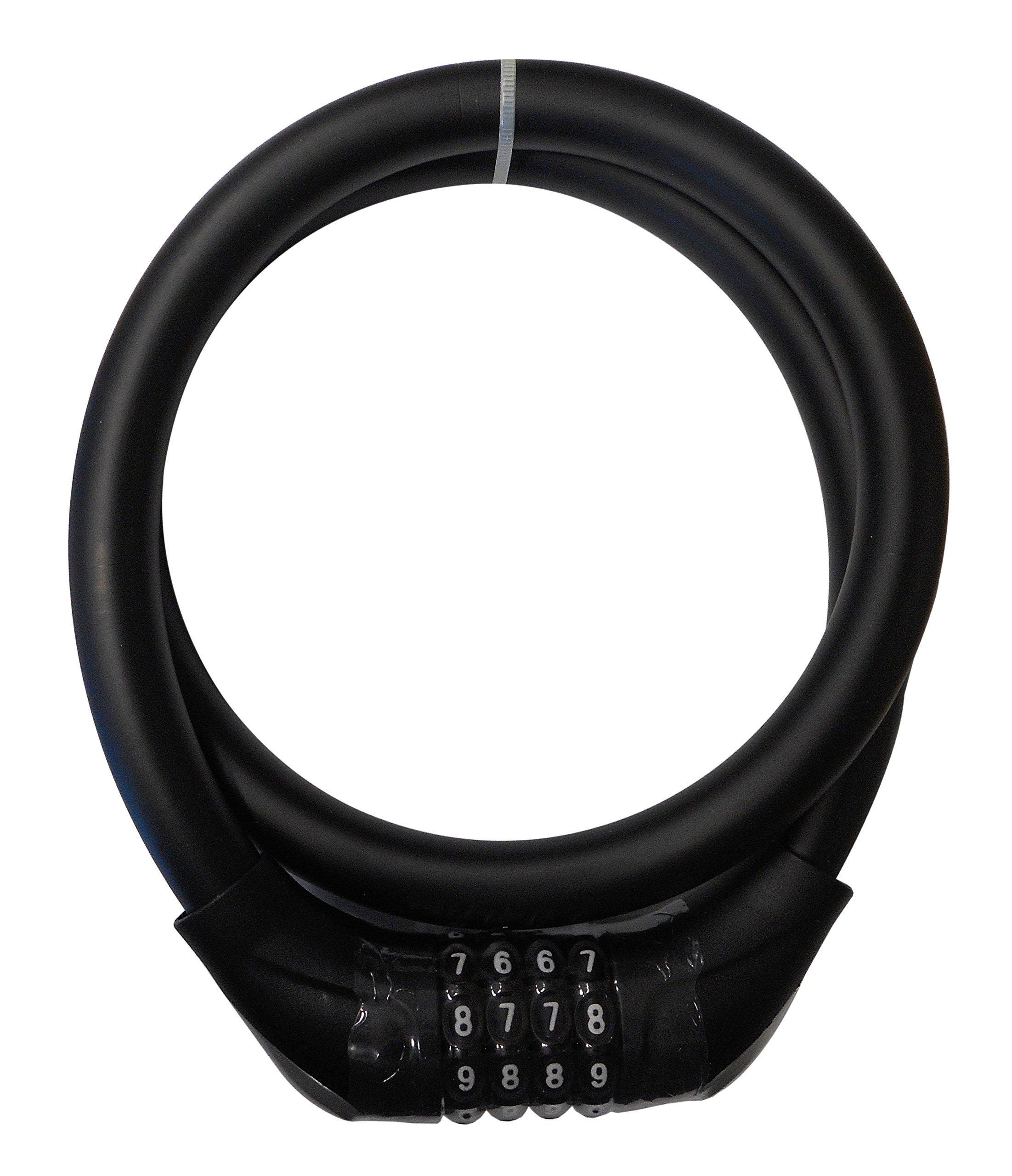 SAGISAKA Bicycle Lock Extra-Thick Dial Lock 90cm Black 43376