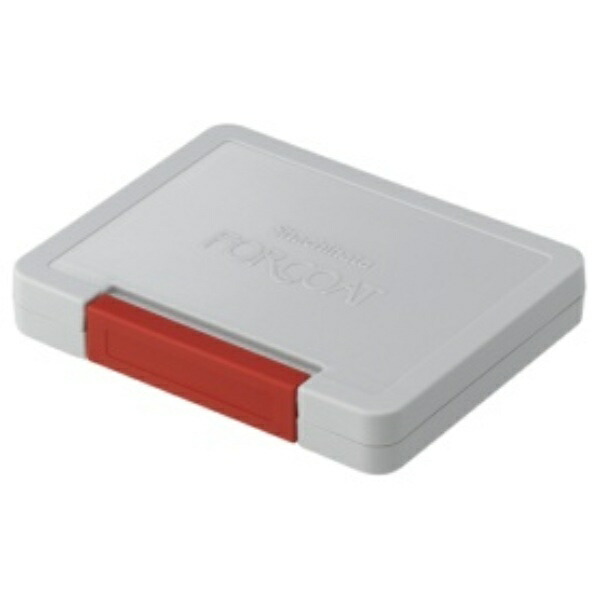 Shachihata Forecourt Stamp Pad Medium Red HCN-2-R 1 piece