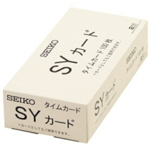 Seiko Solutions Time Card SY Card 100-Pack Seiko CA-SY