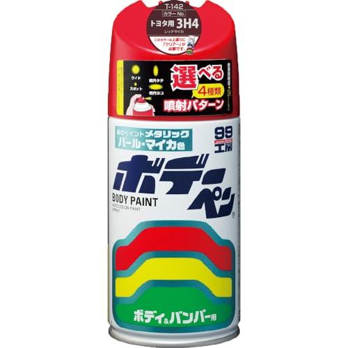 SOFT99 99 Workshop Touch-Up Paint Body Pen T-142 300ml TOYOTA/LEXUS 3H4 Red Mica For automotive body, bumper, metal, wood 08142