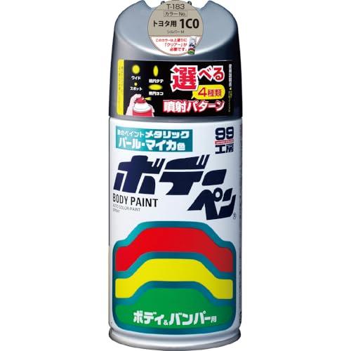 SOFT99 99 Workshop Touch-Up Paint Body Pen T-183 300ml TOYOTA/LEXUS 1C0 Silver M For automotive body, bumper, metal, wood 08183