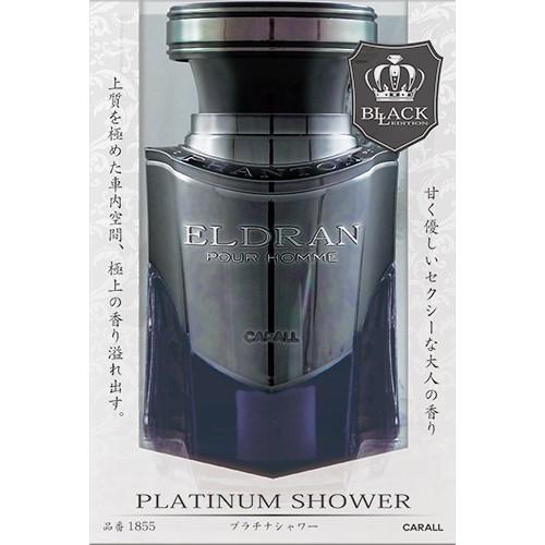 Okamoto Industries (CARALL) Elduran Phantom Black Platinum Shower Car Air Freshener (Placement Type) 110ml 1855