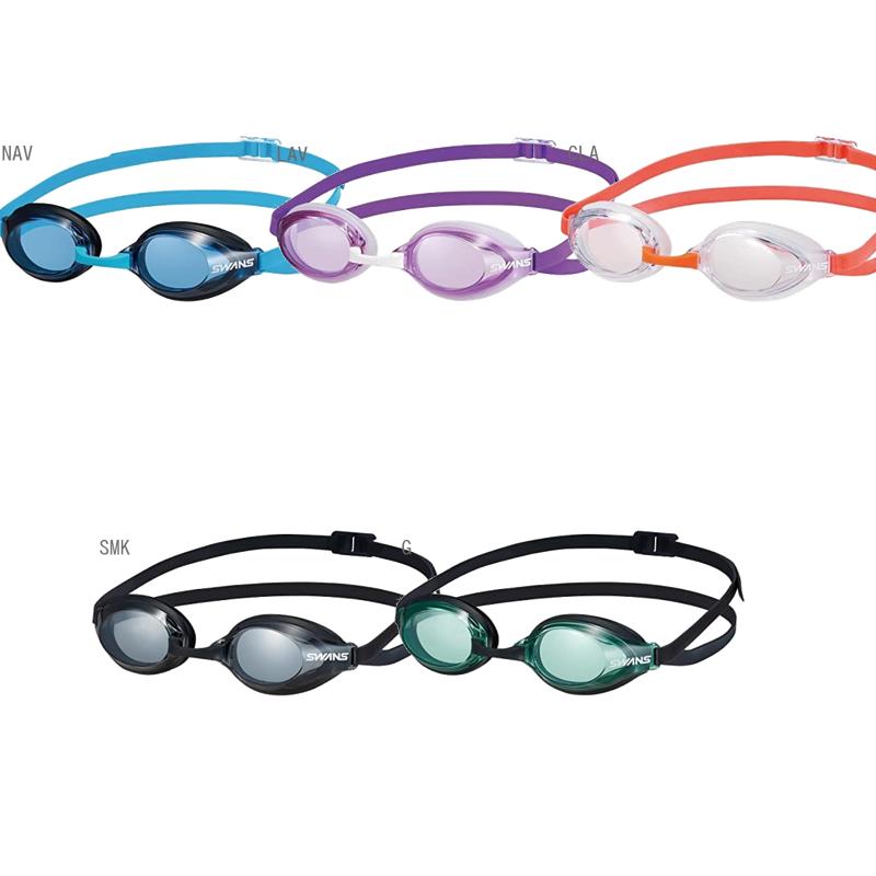 [Swans] Made in Japan Swimming Goggles AQUALIGHTNING SR-3Nre LAV Lavender with Cushion Anti-Fog Racing WORLD AQUATICS Approved
