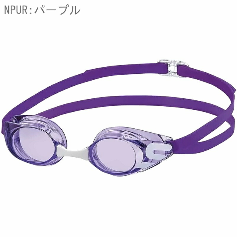 SWANS Japanese-made Swimming Goggles SR-11JN NPUR Purple Racing Anti-Fog Non-Cushion Children's 6-12 Years FINA Approved Model