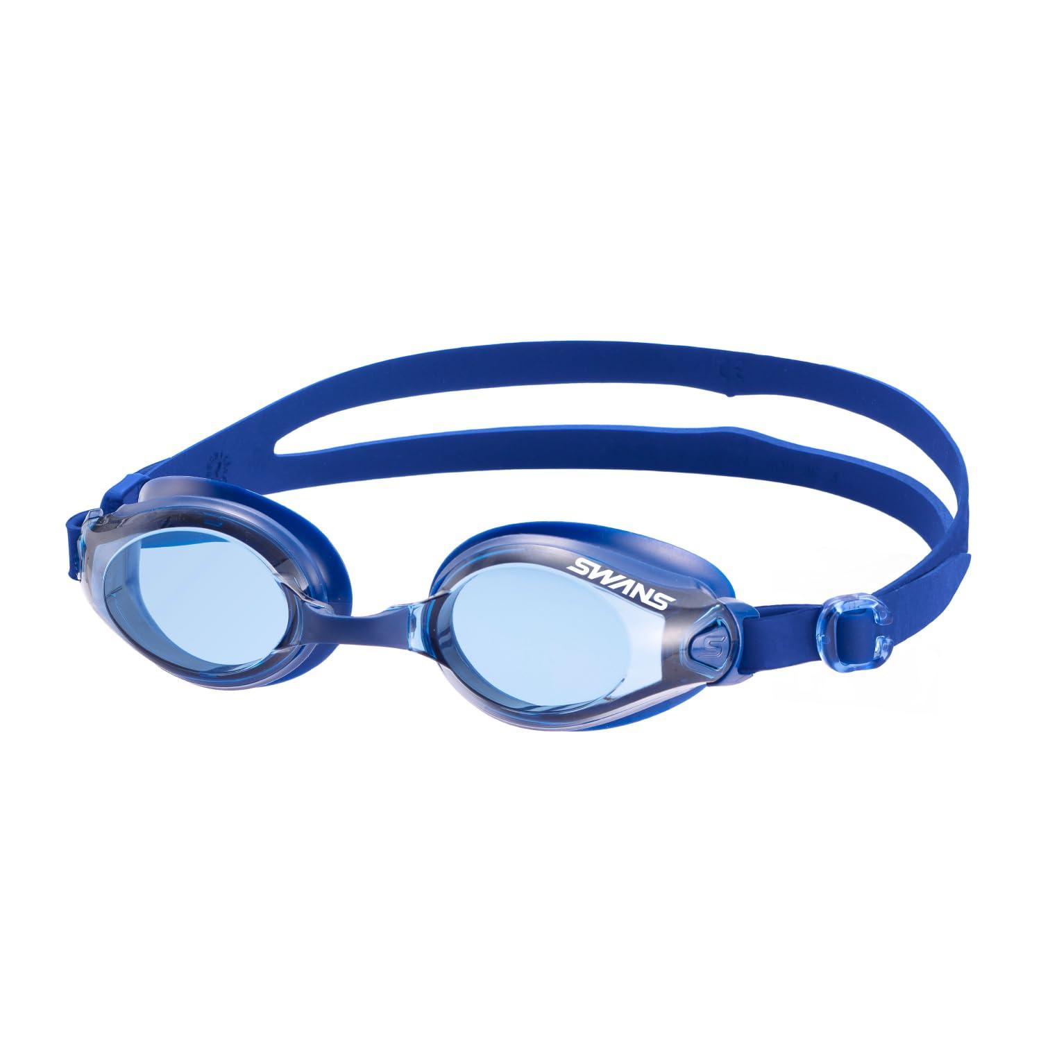 [Swans] Made in Japan Swimming Goggles SW-45NAB NAV Navy Fitness Gym Adult Size Antibacterial UV Protection
