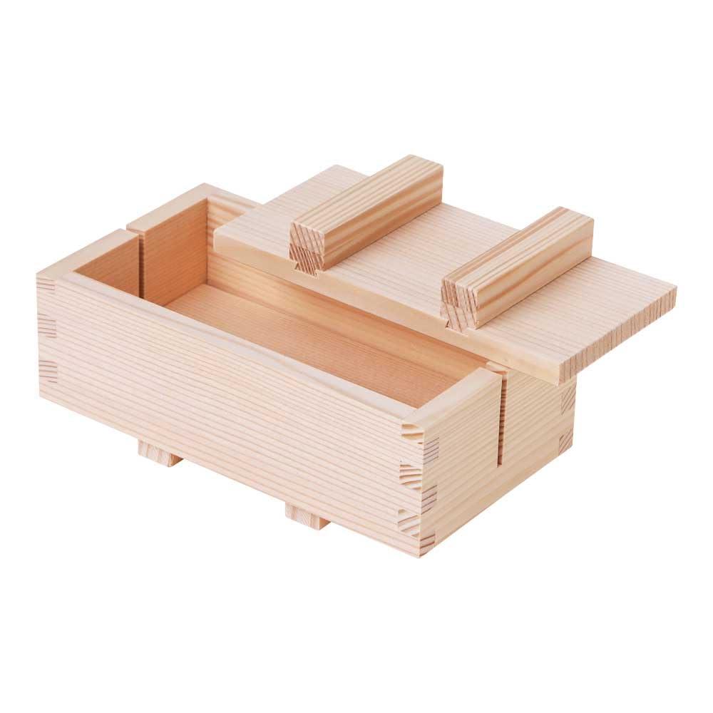 Yamako Temahima Workshop Fir Wood Pressed Sushi Mold Vertical Cut yamaco78482