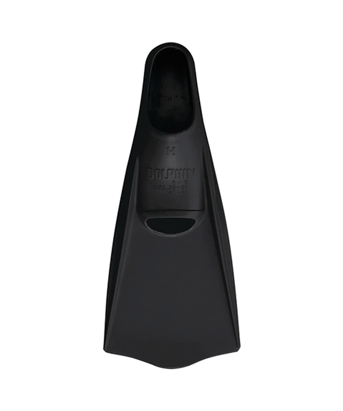 AQA Marine Sports Fins Dolphin Color Black (01) M KF2118K