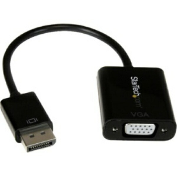 StarTech.com DisplayPort to VGA Active Conversion Adapter / 1080p / DisplayPort to VGA Monitor Cable Adapter / Digital to Analog Converter DP2VGA3