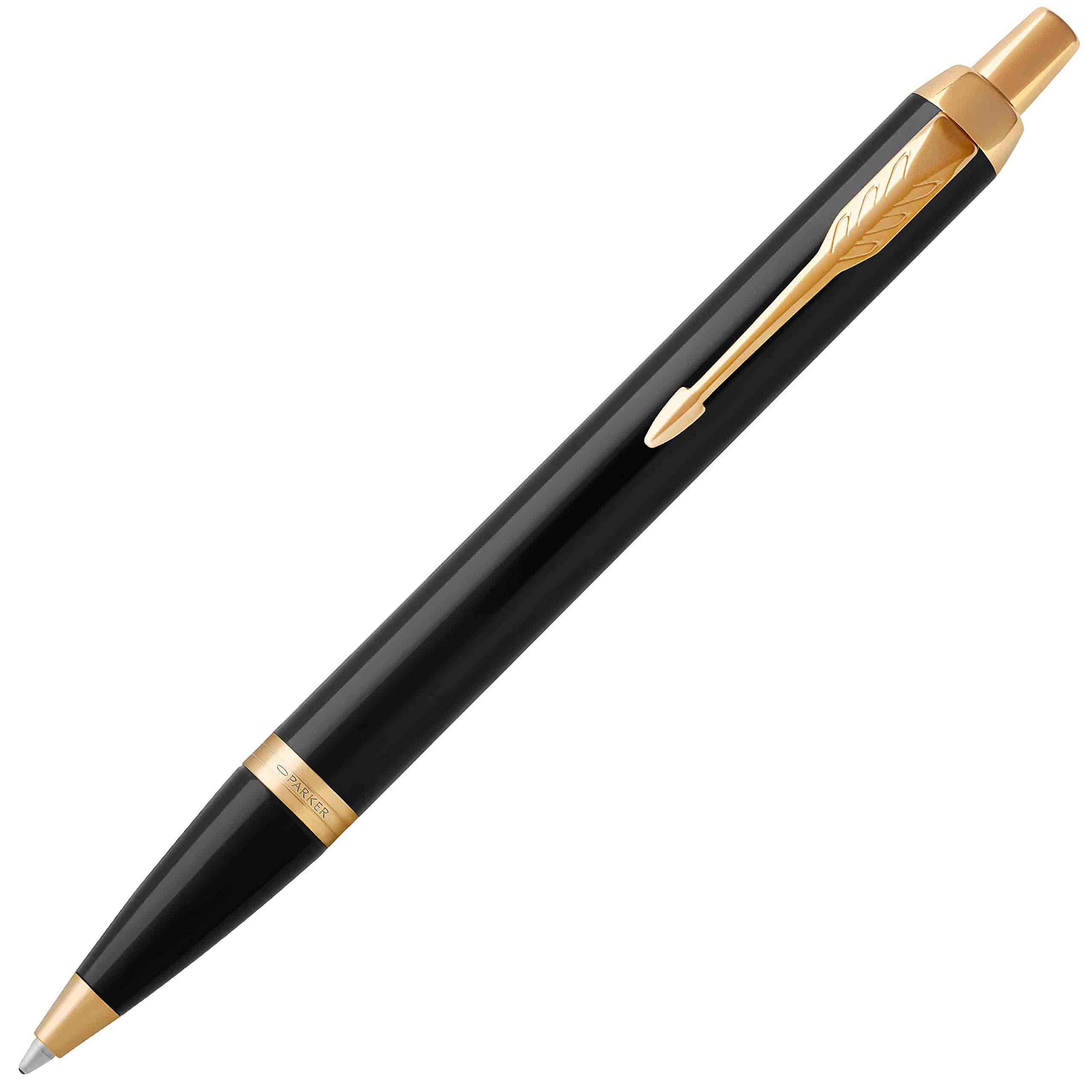 PARKER Parker Ballpoint Pen IM Black GT Medium Point Oil-Based Ink Gift Box Included Authentic Import 1975638