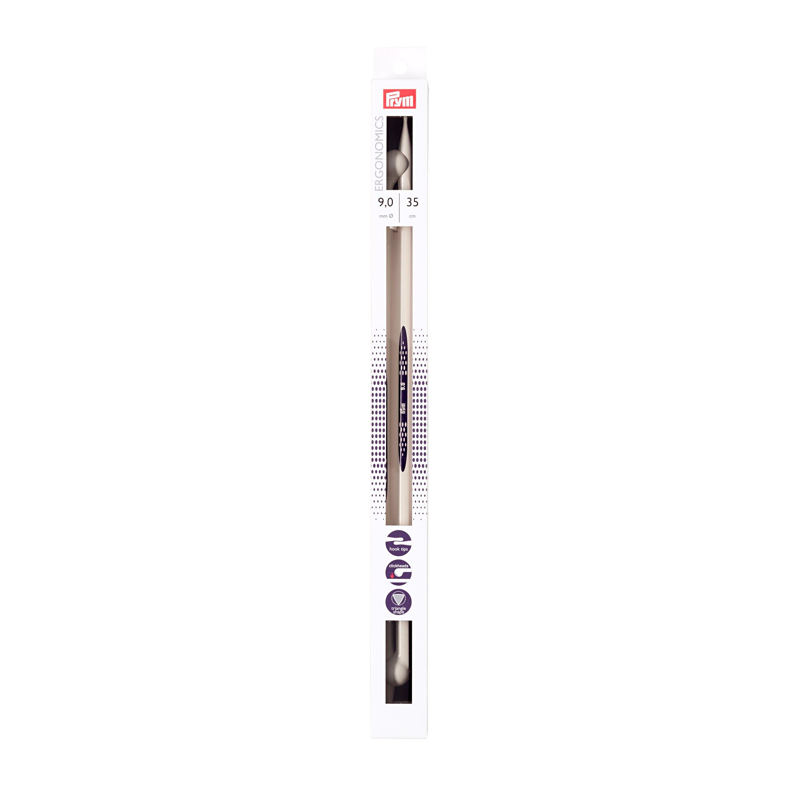 Misasa Ergonomics Single Point Knitting Needles, 2-Piece Set, 35cm, 9.00mm, 190362