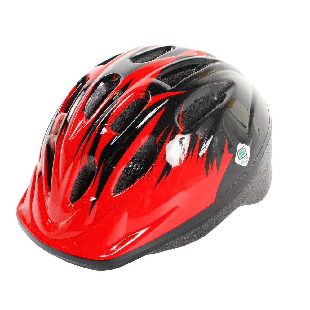 PALMY Kids Helmet Red/Black (M25) 52–56cm ※Internal Width 14.5cm SG Standard