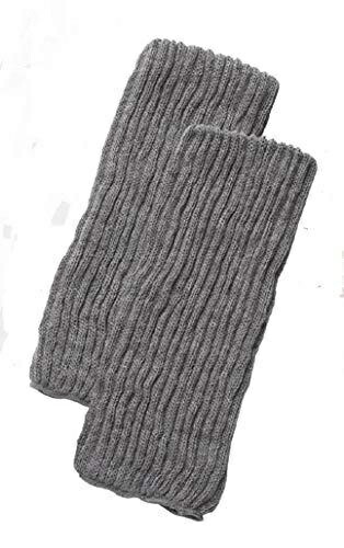 Sun Knit Silk-Blend Knee Care Warmers, Gray, 8127882