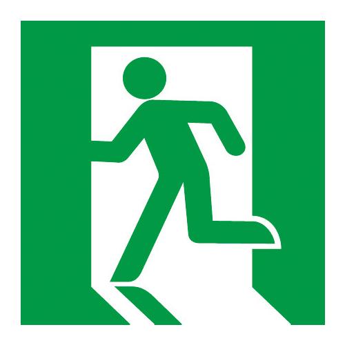 LED Exit Sign Panel (Emergency Exit / Left-Facing / Class C)