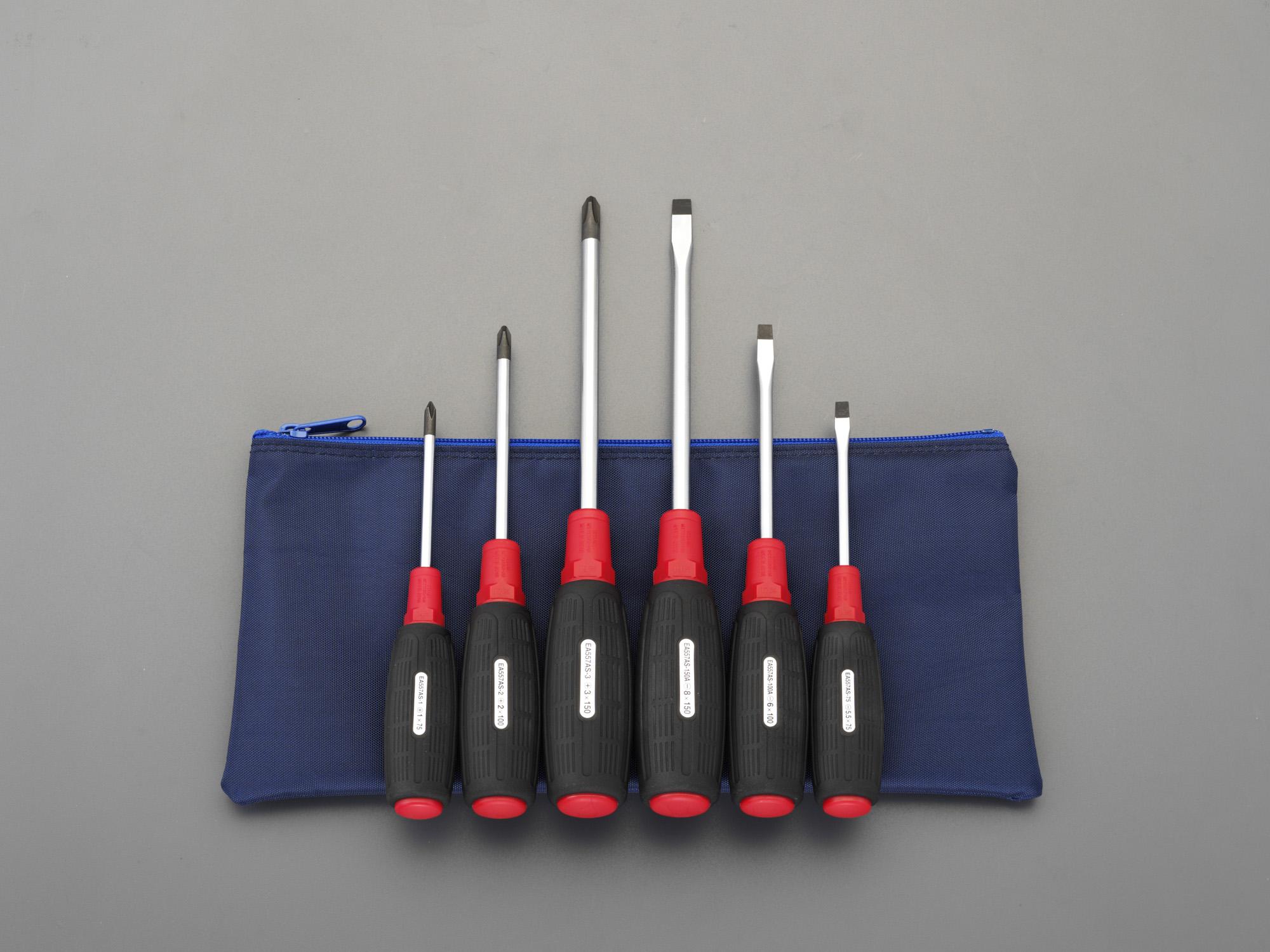 ESCO 6-Piece Set +- Screwdriver with Case EA557AS-600