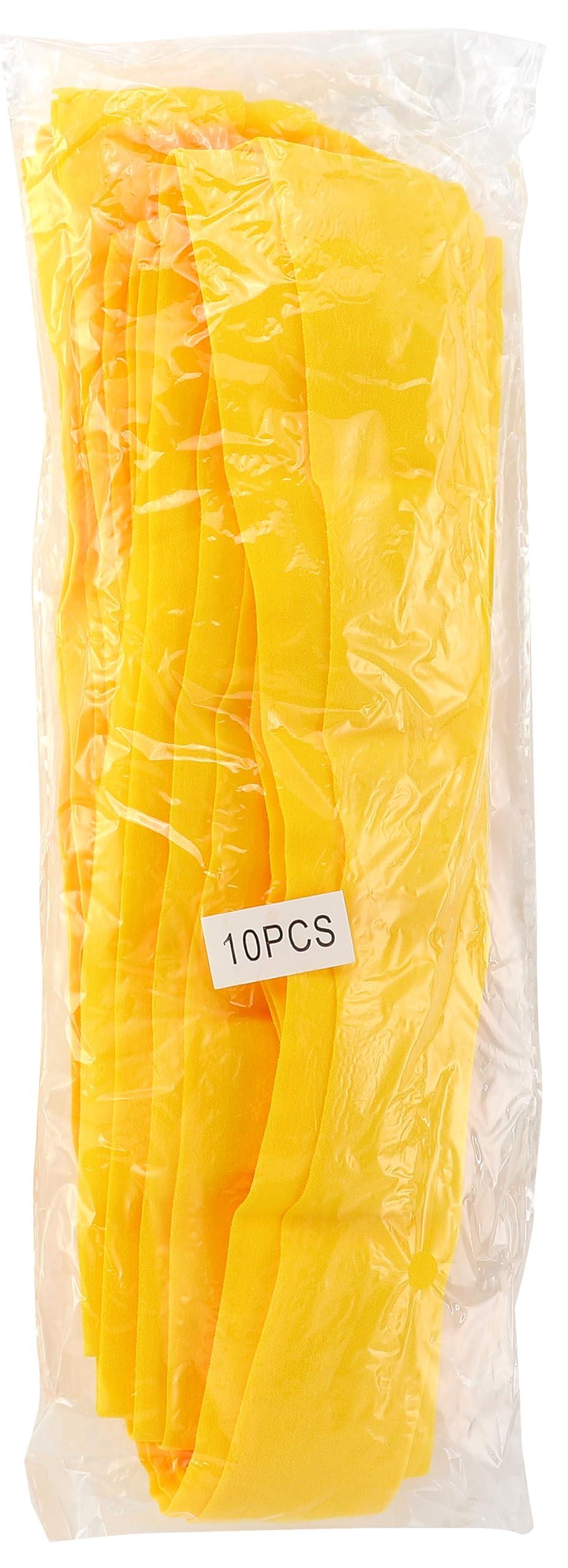 [Artec] Sports Day Cheering Relay Supplies Fitted Headband Yellow 10-Pack 18209