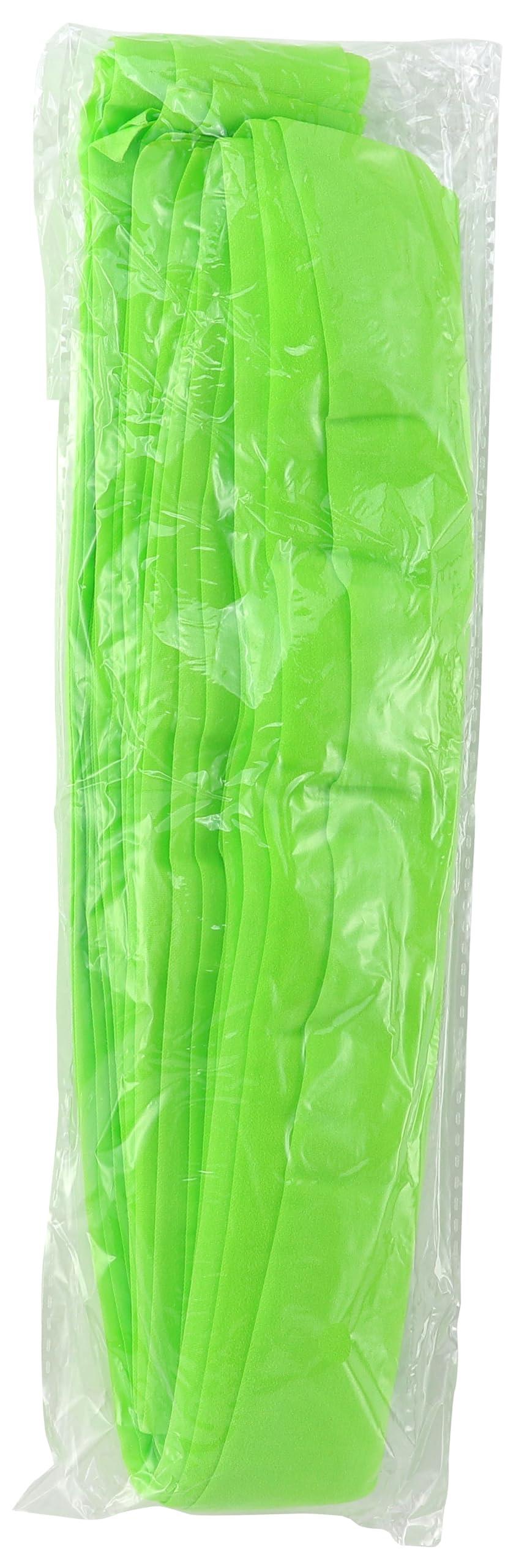 [Artec] Sports Day Cheering Relay Supplies Fitted Headband Yellow-Green 10-Pack 18217