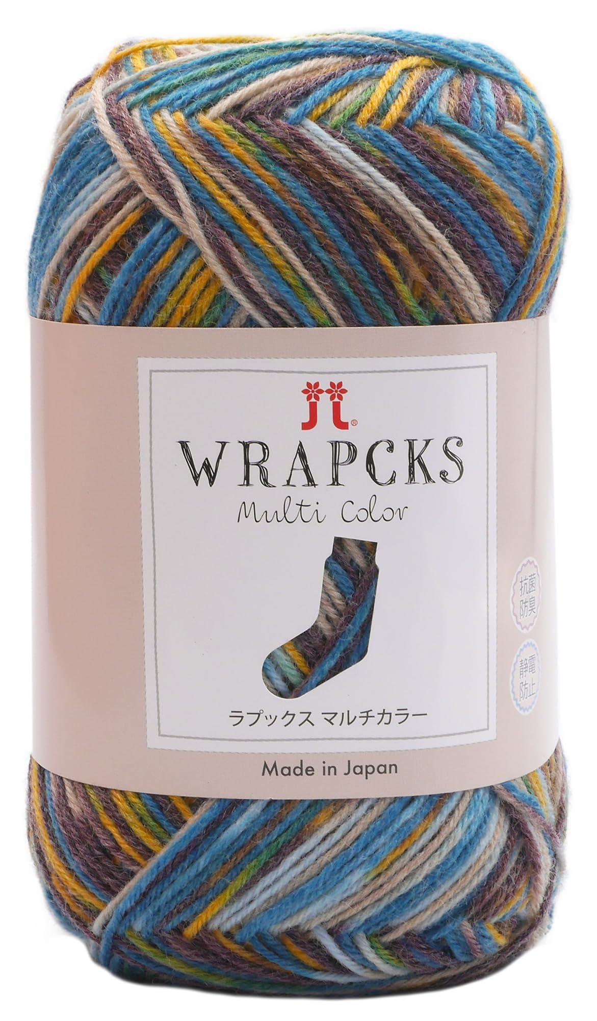 Hamana Hand-Knitting Yarn Rapux Multi-Color Medium-Fine COL. 504 Multi-Color Type 80g Approx. 340m 3225
