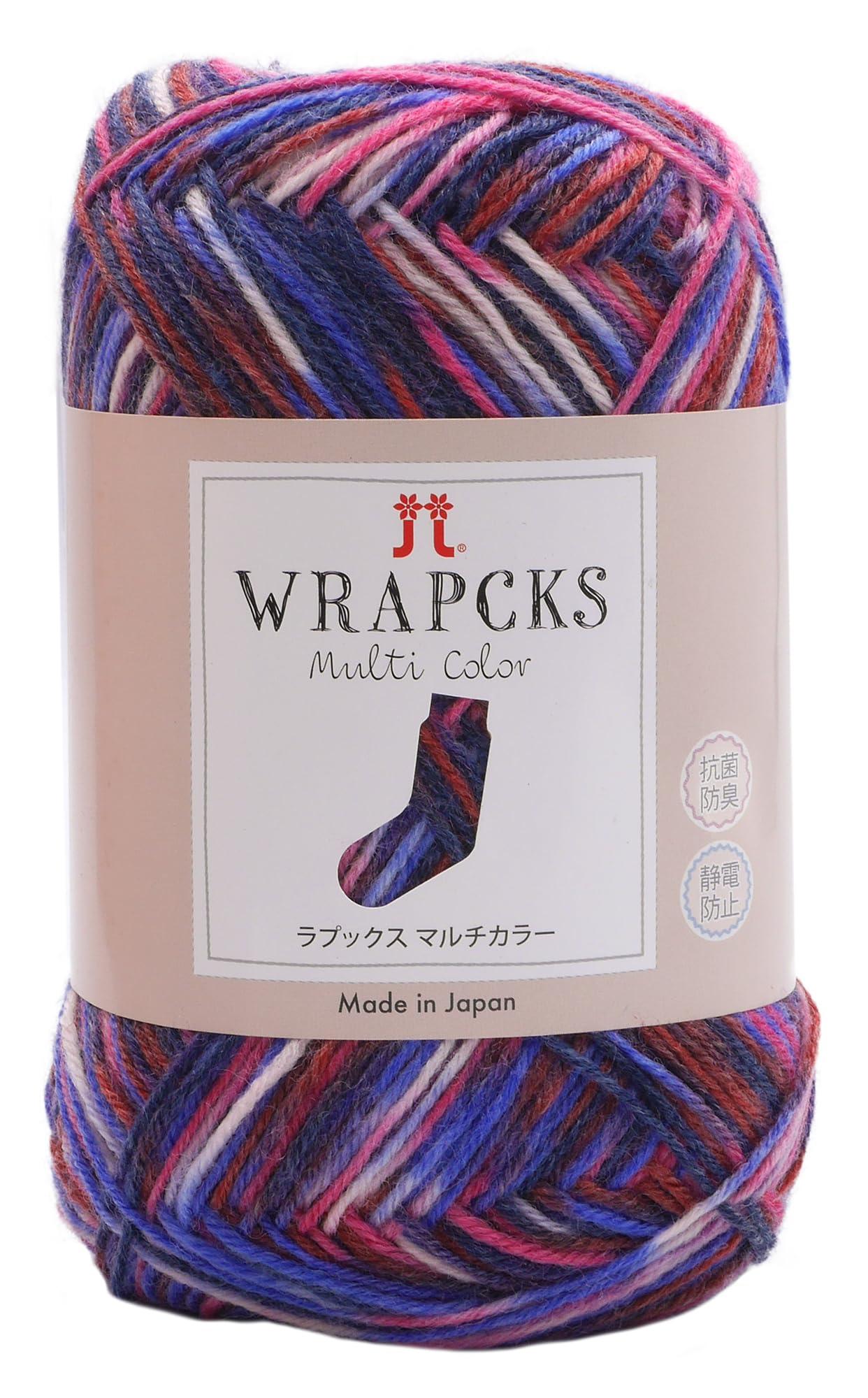 Hamana Hand-Knitting Yarn Rapux Multi-Color Medium-Fine COL. 506 Multi-Color Type 80g Approx. 340m 3225