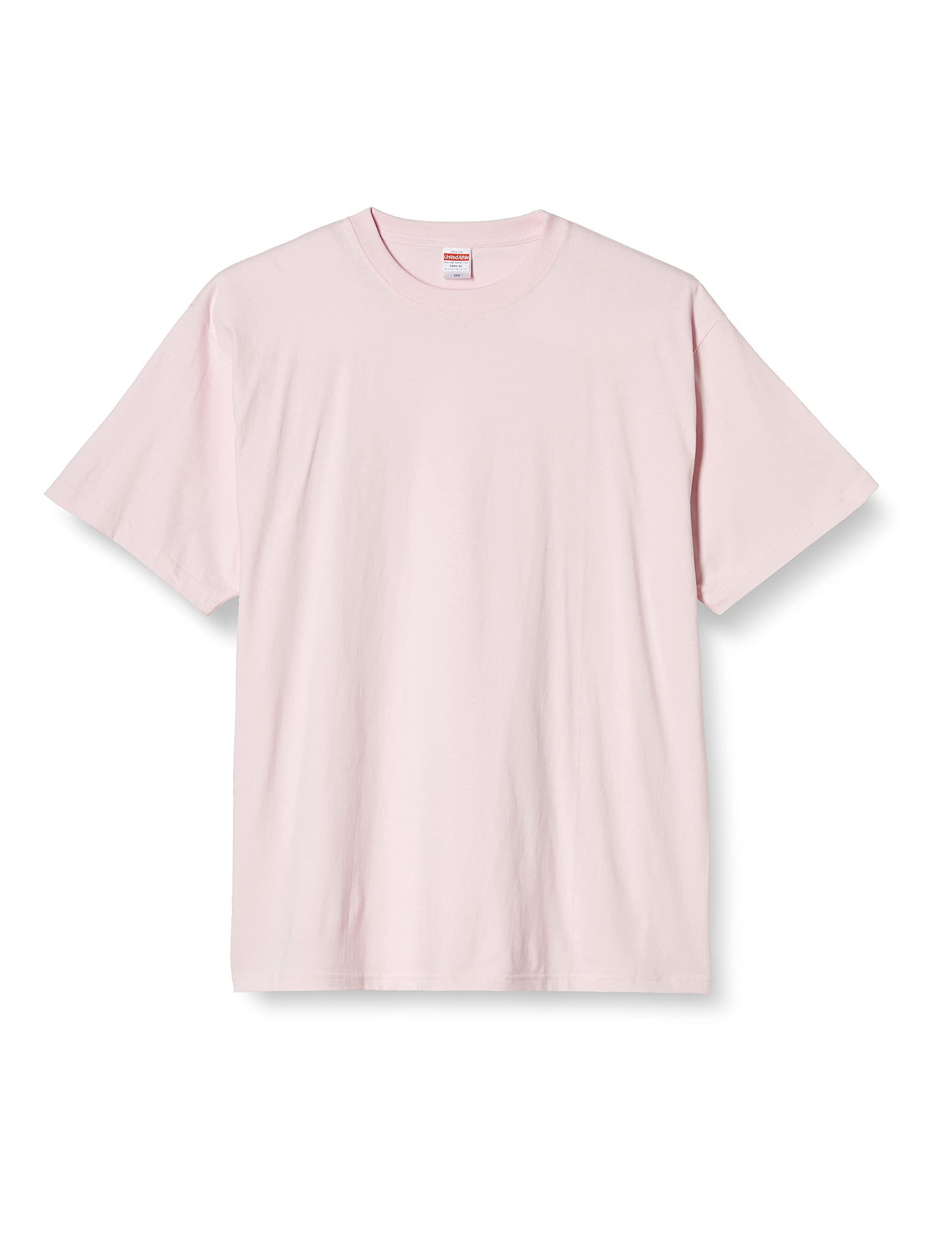 [United Athle] 5.6 oz High-Quality T-Shirt 500101 495 Light Pink XXL