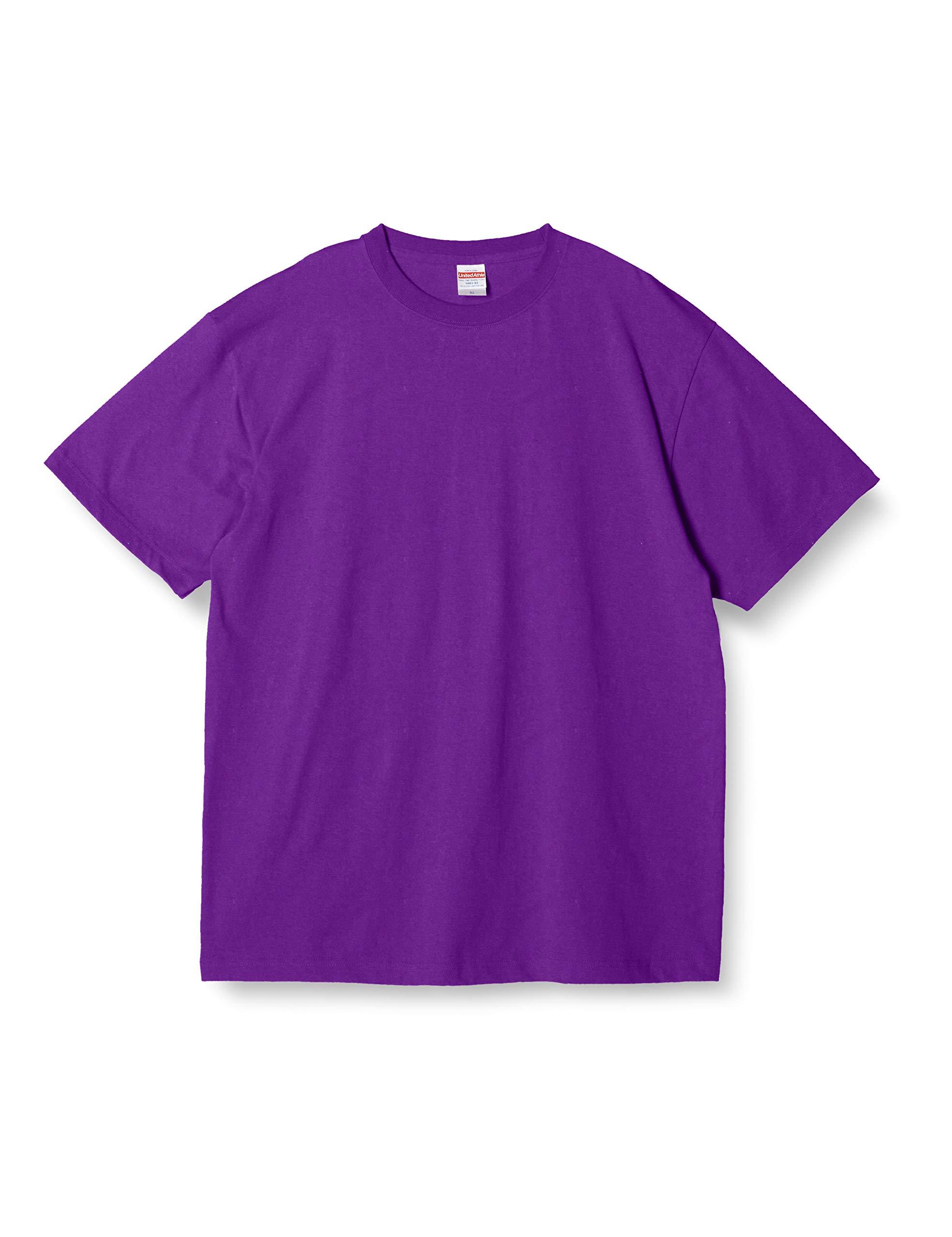 [United Athle] 5.6 oz High Quality T-Shirt 500101 062 Purple XXL
