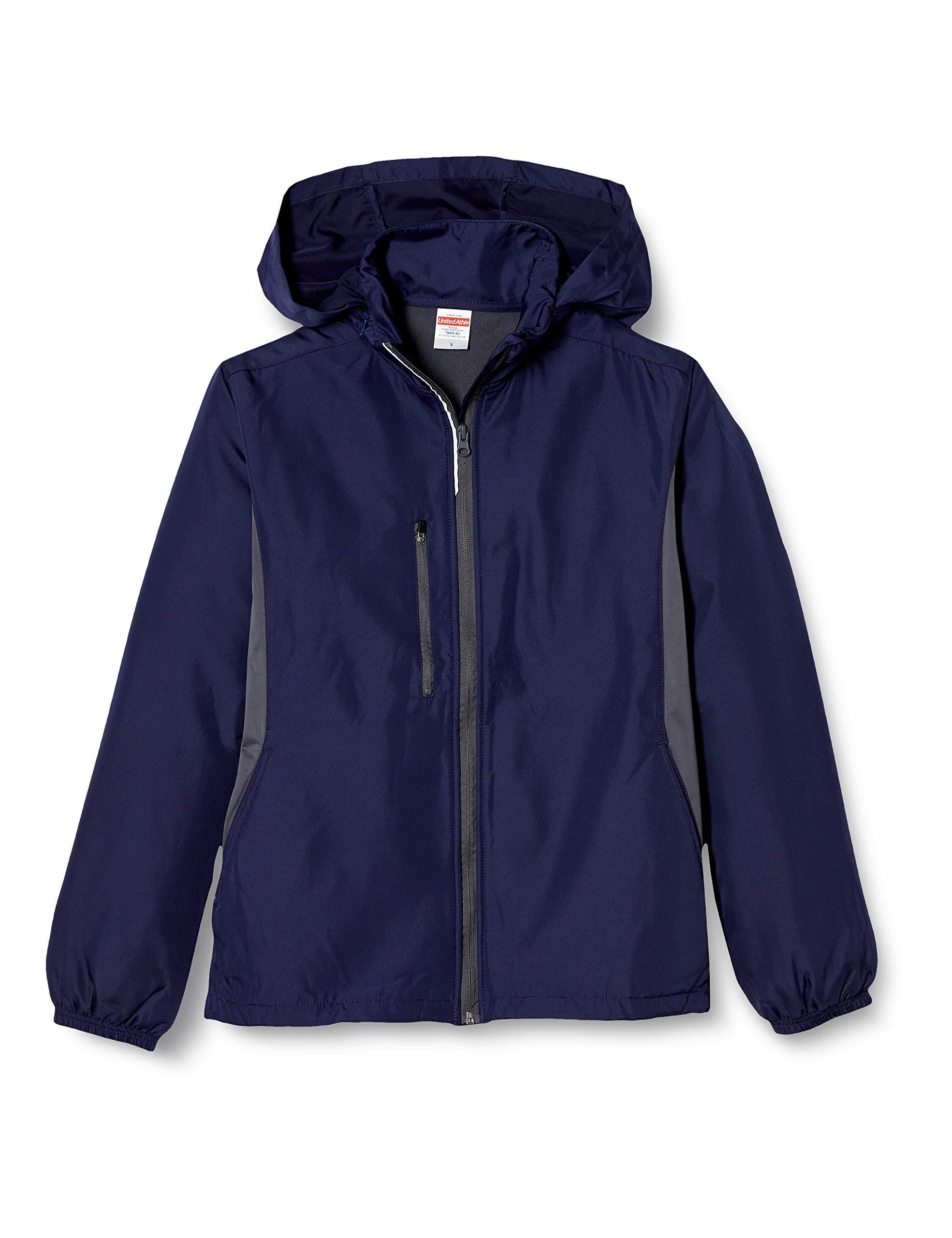 [United Athle] Micro Ripstop Hooded Jacket (Fleece Lining) 706901 Men's Navy Japan S (Equivalent to Japanese Size S)