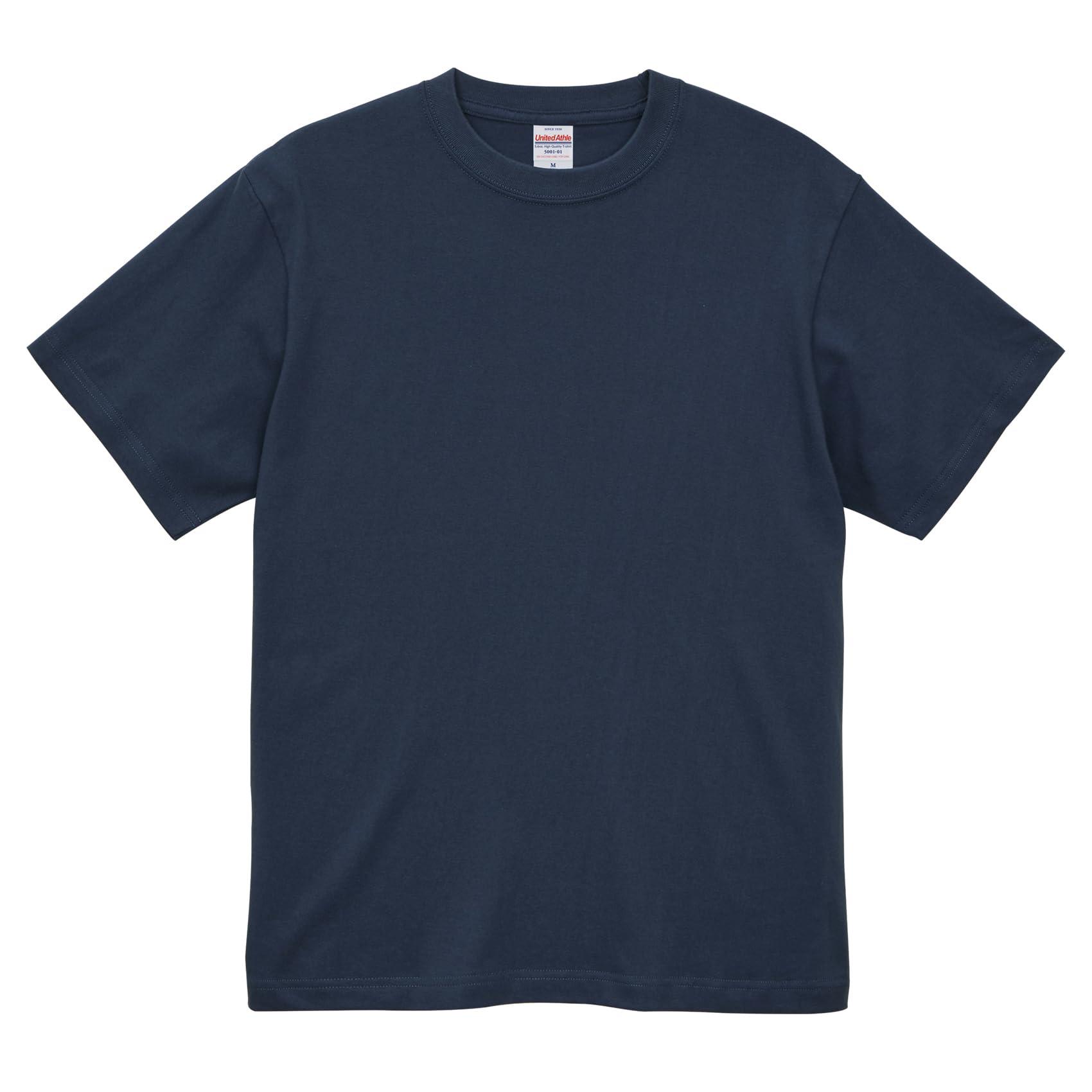 unitedathle 5.6OZ T-Shirt Casual Short Sleeve T-Shirt (500101cx-934) Hazy Navy XXL