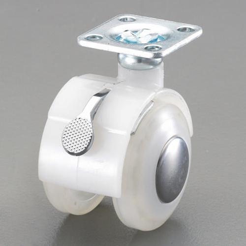 50mm casters (twin wheels with brakes)