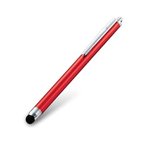 ELECOM Touch Pen Stylus Pen for iPhone/iPad/Android Red P-TPC02RD