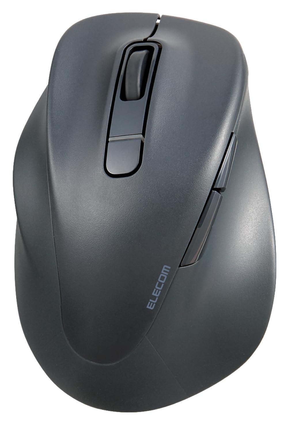 ELECOM Mouse Wireless Mouse Silent Bluetooth EX-G 2023 Model Left-Handed S Size 5-Button Multi-Pairing “AskDoctors Evaluation Service” Certified Antibacterial Black M-XGS31BBSKBK