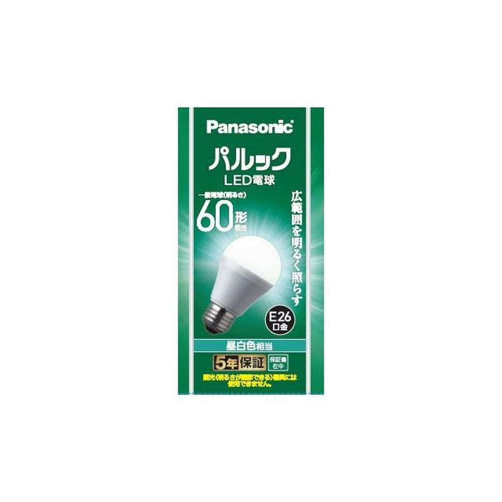 Panasonic LED Bulb Base Diameter: 26mm Equivalent to 60W Incandescent Daylight White Equivalent (7.0W) General-Purpose Bulb Wide Beam Angle for Broad Coverage Compatible with Outdoor Fixtures Compatible with Sealed Fixtures LDA7NGK6