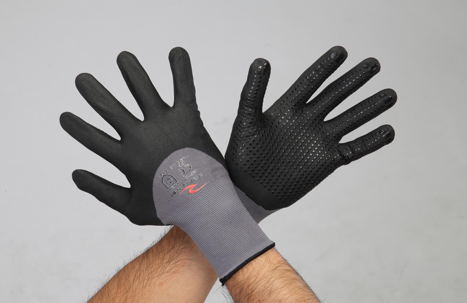 [L] Gloves (Nitrile Rubber Coated)